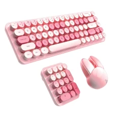 کیبورد و ماوس بی سیم مافی مدل I Bean Max به همراه نام پد جدا